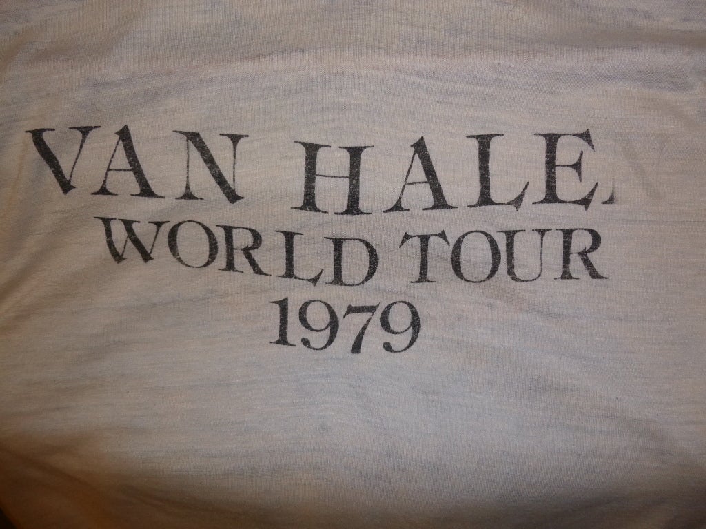van halen world tour 1979 t shirt