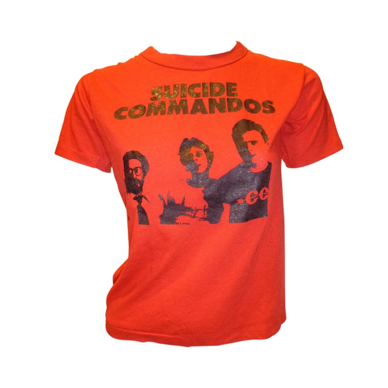 Vintage 1970s Suicide Commandos Tee Shirt For Sale