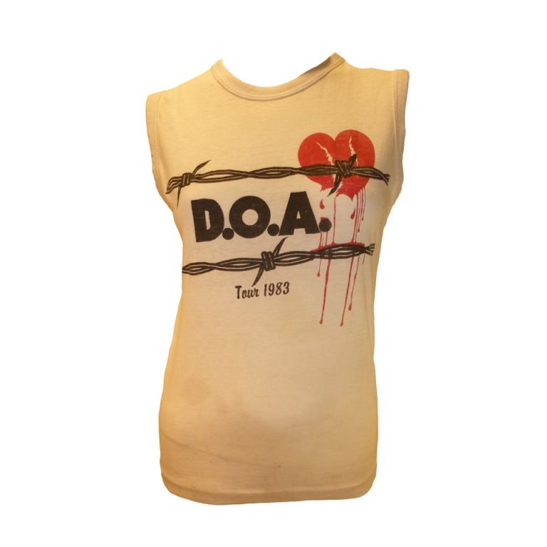 D.O.A. We Came In Peace 1983 Tour Tee Shirt For Sale