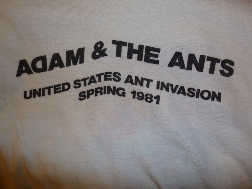 adam ant shirt