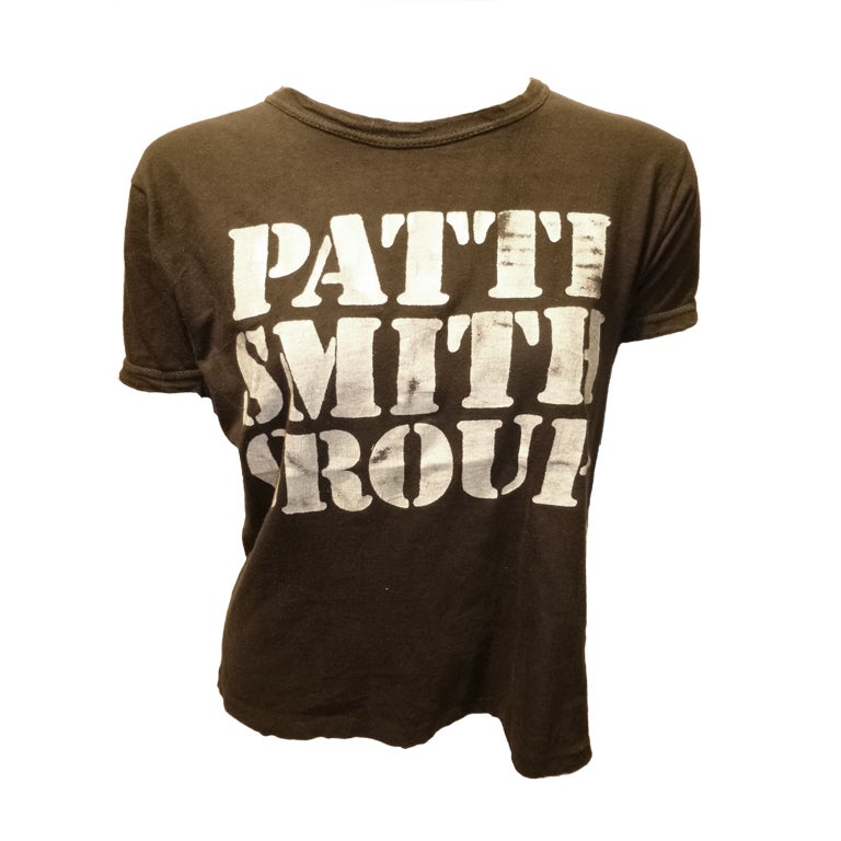 Patti Smith Group Vintage Concert Tee Shirt Aragon Ballroom 1979