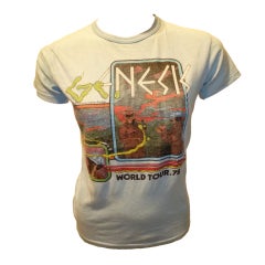 Vintage Genesis World Tour 1979 Tee Shirt