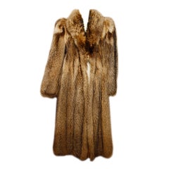 Vintage Tanuki Raccoon Fur Coat