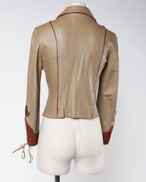 1970 east west calfskin motorcycle jacket price