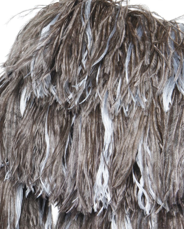 Women's Bill Blass for Neiman Marcus Vintage Ostrich Feather Coat