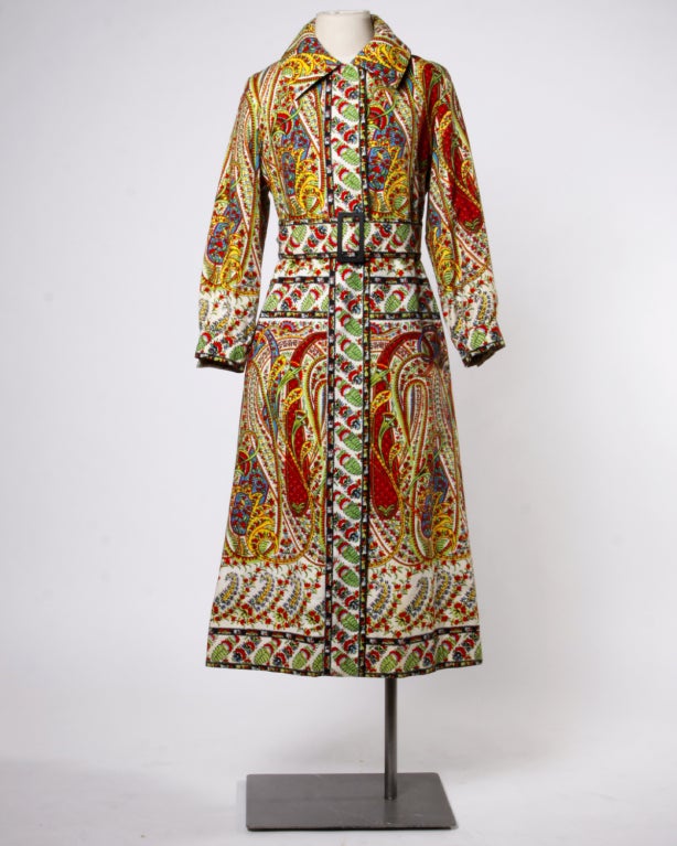 long tapestry coat