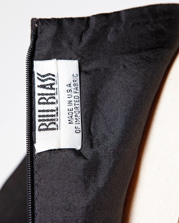 Bill Blass for Neiman Marcus Vintage Black Dress 2