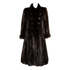 YSL Vintage Flawless Yves Saint Laurent Mink Fur Coat
