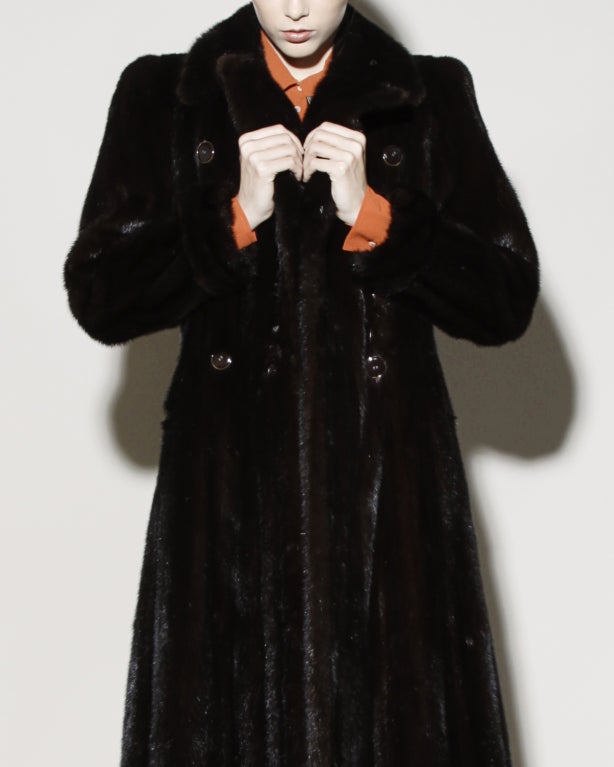 Women's YSL Vintage Flawless Yves Saint Laurent Mink Fur Coat