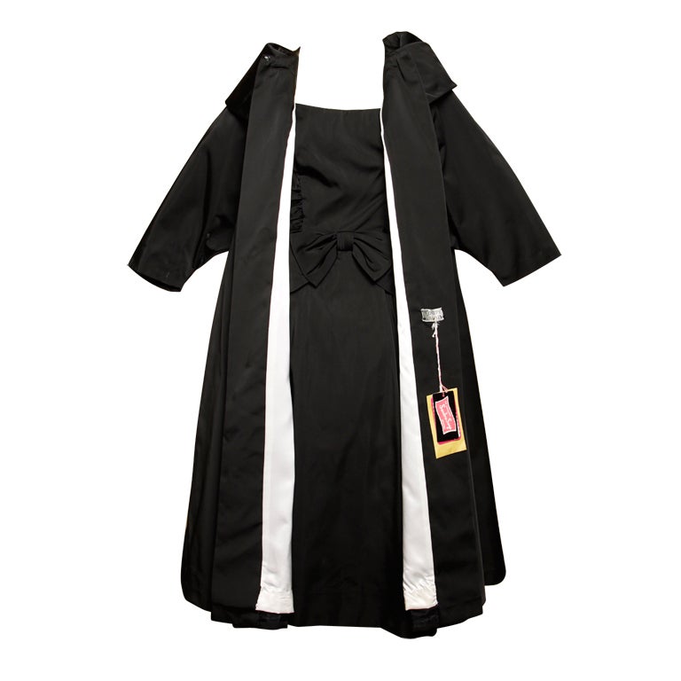 Deadstock Sandra Sage for Joseph Magnin Dress + Coat Set