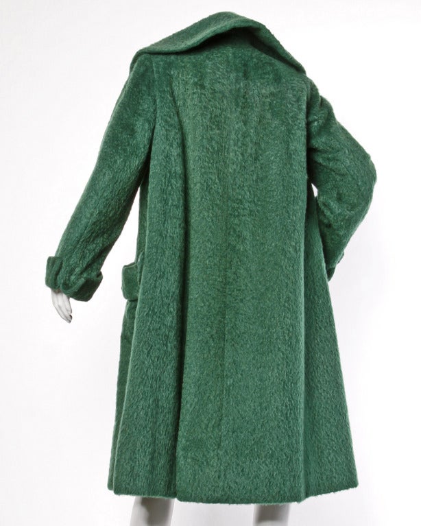 vintage green coat