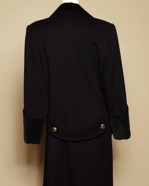 vintage christian dior wool coat