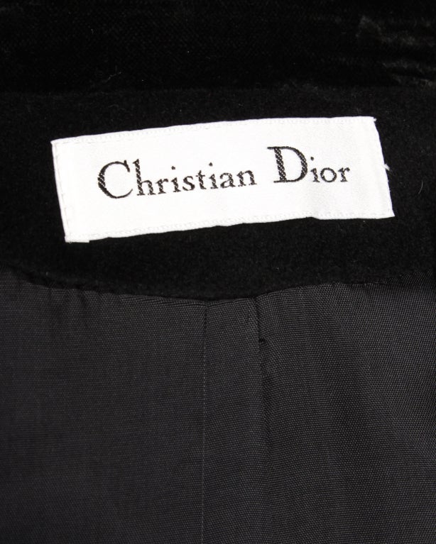 Vintage Christian Dior Wool Military Coat at 1stDibs | vintage ...