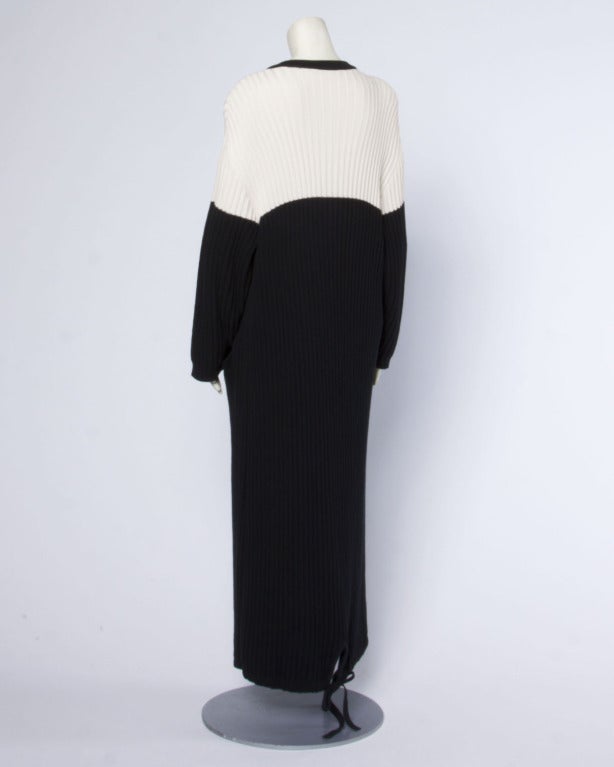 Sonia Rykiel Vintage 1990s 90s Long Knit Cardigan Sweater Maxi Coat 4