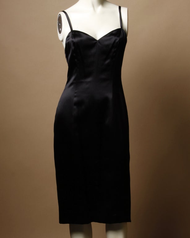 Women's Chanel Black Silk Dress + Lace Jacket Set