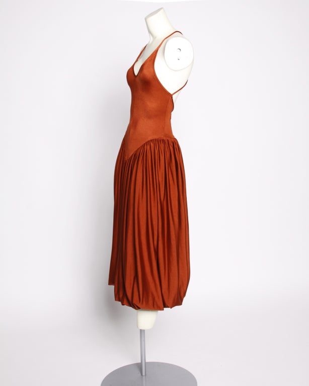 Vintage 1970's Norma Kamali Avant Garde Harem Jumpsuit 1