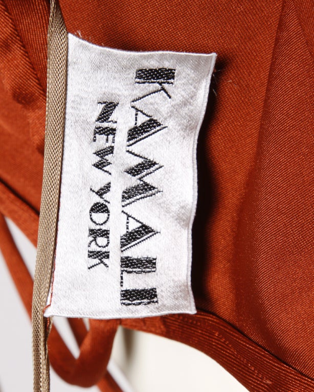 Vintage 1970's Norma Kamali Avant Garde Harem Jumpsuit 3