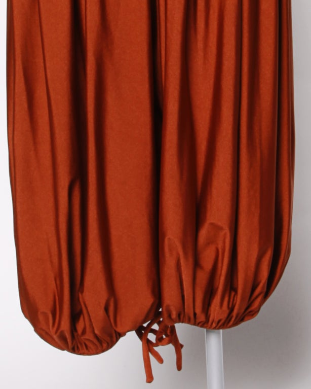 Vintage 1970's Norma Kamali Avant Garde Harem Jumpsuit 4