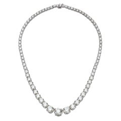 Classic Sophistication Diamond Rivière Necklace