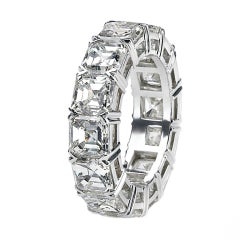Asscher Cut Diamond Eternity Band 11