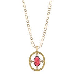 Rubelite Pendant