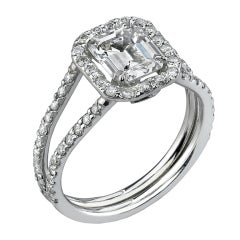 Emerald Cut Diamond Ring