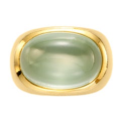 Gold and Moonstone Ring
