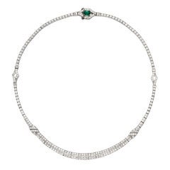 An Art Deco Diamond Necklace