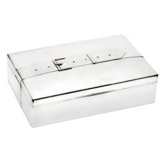 Cartier New York - Giant Silver Cigar Box