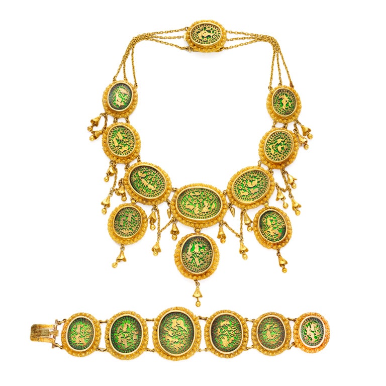 Suite of Victorian Pratapgarh Jewelry