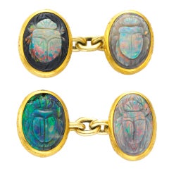 Antique Opal Cufflinks