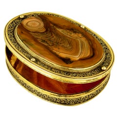 17th Century Early Indian / Portuguese Sterling silver gilt Box filigree