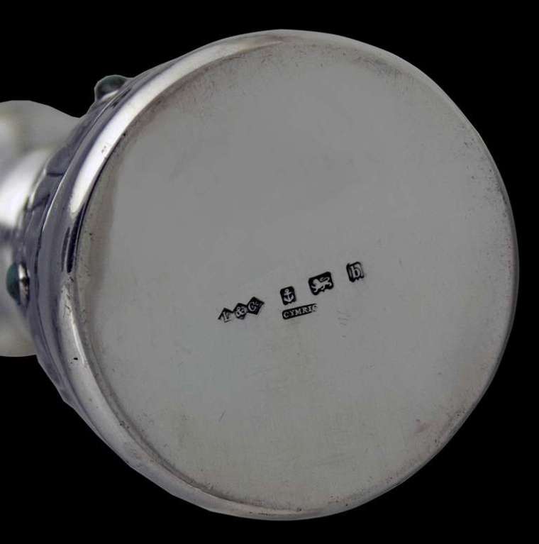Antique English Silver Vase