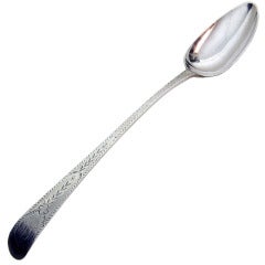 Antique Silver Basting Spoon