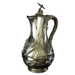A Silver Wine Jug (Royal Yachting Interest)