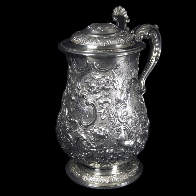 English Silver Tankard In Excellent Condition For Sale In London, GB