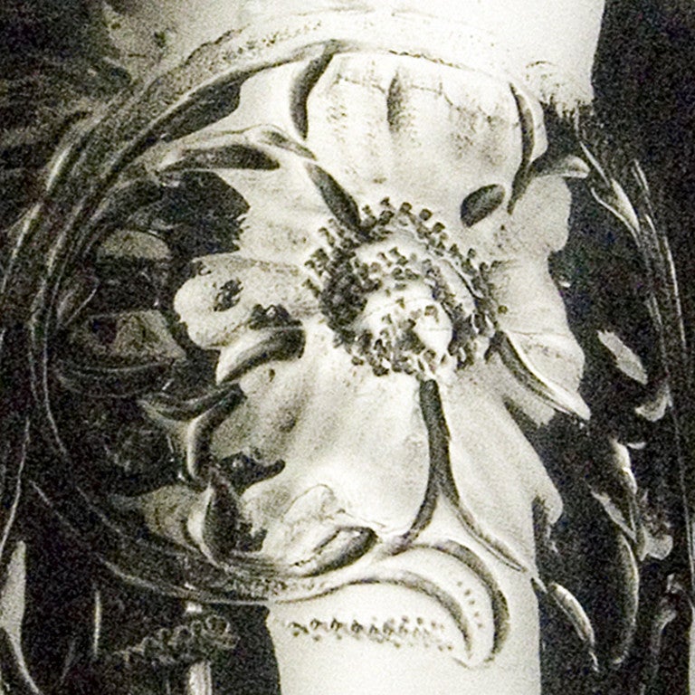 A superb quality Charles II silver beaker with chased floral design 

Signed/Inscribed/Dated: London 1862 by John Duck