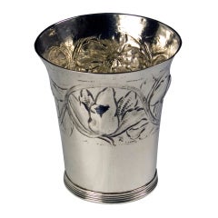 English Antique Silver Beaker