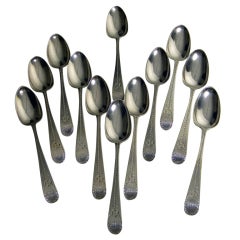 Antique Silver Teaspoons