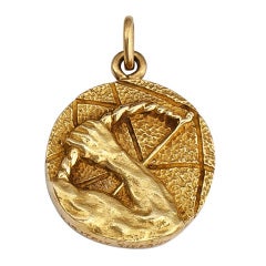 Tiffany & Co. Schütze Gold Tierkreiszeichen Anhänger Charme