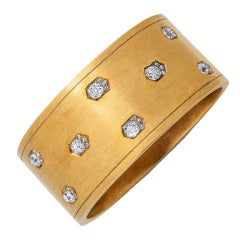 FRIEDERICH KÖCHLI  Diamond and Gold Bracelet