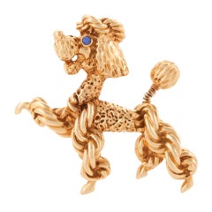 VAN CLEEF & ARPELS Poodle Pin