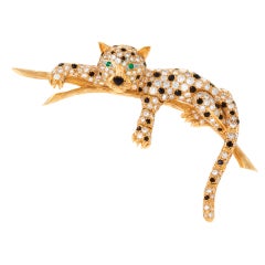VAN CLEEF & ARPELS Leopard Pin