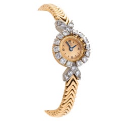 VAN CLEEF & ARPELS Diamond Gold Watch