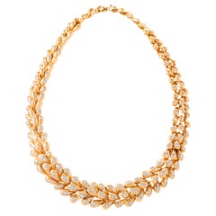 VAN CLEEF & ARPELS Diamond Gold Necklace
