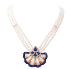 VAN CLEEF & ARPELS Pearl Pendant Necklace