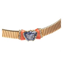 Bulgari Sapphire Tubogas Necklace