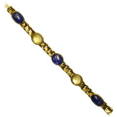 A Beautiful Blue & Yellow Sapphires Bracelet by Bulgari 8