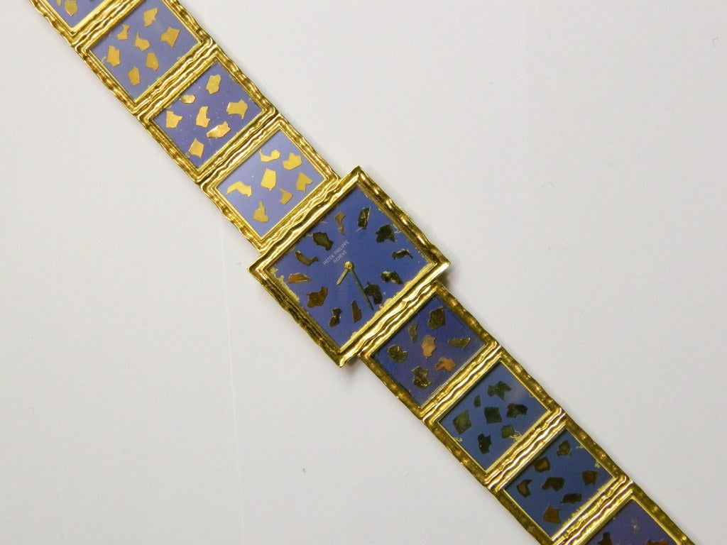Montre-bracelet pour femme Patek Philippe en or jaune extrêmement rare Excellent état - En vente à New York, NY