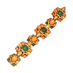A Colourful Gold Bracelet by Fred